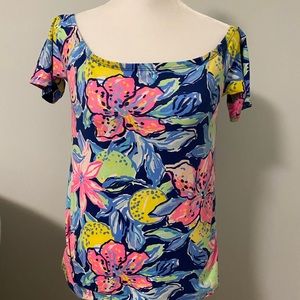 Lilly Pulitzer off the shoulder top